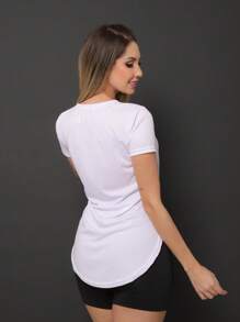 Blusa Feminina Tapa Bumbum Dry Fit Academia Fitness Lisa