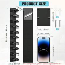 1pc Hat Storage Rack Is Suitable For Wall Baseball Caps Wall Hat Rack Can Accommodate 18 Hat Racks Storage Storage Rack Hooks Display Walls Suitable For Doors Closets Dedroom Father's Day Gifts