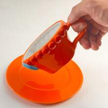 Fire Fist Ace Hat Anime Coffee Cup Set, Straw Hat Crew Cup Set,Featuring , Ace, Sabo & Chopper Creative Fun Mugs Gift Set For Anime Lovers Ceramic Drinkware - 橘色 - 查看 7