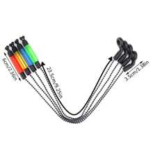 鲤鱼钓鱼摆动卷轴用于钓鱼警报指示器钓鱼配件咬钩警报器、鲤鱼钓鱼挂架、浮标、指示器、钓鱼警报器、钢链摆动器、4 色咬钩警报器、钓鱼工具 - 彩色 - 查看 5