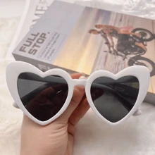 1/2pcs Unisex Red Heart-Shaped Beach Fashion Glasses - Multicolor - View 7