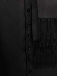 Men's Solid Priest, Friar Medieval Vintage Priest Monk Robe Wizard Halloween Death Costume With Cross Necklace And Belt Black Cape