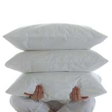 1 pieza Núcleo de almohada suave y cómodo para dormitorio, con almohada de microfibra de 700 gr de 50x60