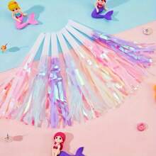 6pcs Birthday Party Blowout Tassels Whistle