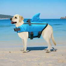 Giubbotto di salvataggio per cani - Giacca per cani, gilet da nuoto, utilizzato per la navigazione, alta galleggiabilità, regolabile, gilet di salvataggio riflettente per animali domestici, adatto per cani piccoli e grandi - Blu reale - Visualizzare 4