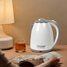 PANCERKA 1PC Electric Kettle, Cordless Water Warmer 1.8 Liter Rapid Boil With Auto Shut Off, Anti-Scald Design, Ideal For Coffee & Tea - EU E Type Plug(220-240V) - View 2