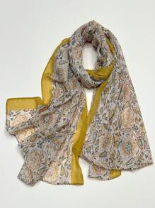 Lightweight Breathable Fringe Poncho Scarf, Elegant Wrap Shawl Fashionable Bohemian Lady Silk Scarf, Bright Color For Women, Spring/Summer, Versatile For Outdoor, Beach, Head Wrap - Multicolor - View 17