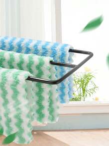 Iron Art Kitchen Utensil Organizer, Rag Drip Rack, Cleaning Supplies Storage Shelf, Wall-Mounted Kitchen/Bathroom Storage Rack, Kitchen Storage Utensils, Room Decoration, Suitable For Kitchen, Restaurant, Party, Camping, Gathering, Gift For Friends, Family Gift