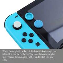 Silicone Thumb Grips Compatible With Nintendo Switch / Switch OLED / Switch Lite, Perfect Fit - Multicolor - View 4
