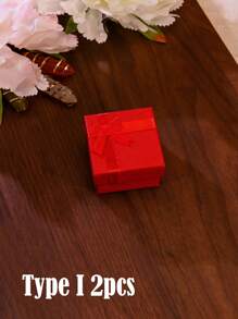 12/6/10/12/24/48pcs 4X4cm/1.57X1.57inch Valentine's Day Elegant Jewelry Gift Box With Compartments For Necklaces Small Pocket Gifts Earrings And Rings Birthdays Anniversaries Mother's Day Gift Box Jewelry Small Business Supplies Jewelry Packaging Box Perfect For Gifting And Storage - Multicolor - View 43