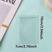 10 Pack Clear PVC Jewelry Zipper Bags - Multi-Size Resealable Plastic Pouches For Bracelets, Rings, Earrings Storage - Dustproof Airtight Travel Organizer