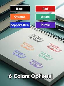 Ștampilă personalizată cu autocerneală și nume - Ștampilă personalizată de birou/afaceri pentru documente, corespondență, apreciere profesori, utilizare HR, cadou unic pentru șef, colegi, profesori, antreprenori, Ziua Îndrăgostiților, Ziua Mamei, Ziua Tatălui, zile de naștere, aniversări, absolvire, cadou pentru ea/el, articole esențiale pentru întreprinderi mici, cadou pentru Săptămâna aprecierii profesorilor, cadouri pentru evenimente corporate