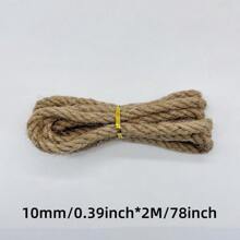 100M/3937 Zoll 2mm Vintage Juteband, Juteleine, Schleifenband, DIY Handwerk, dünner und dicker Jutekordel für Hochzeitsgeschenkverpackung und Party Heim Deko Accessoire