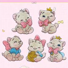 5pcs Embroidered Patch Badges, Adhesive Fabric Applique Patches For Kids Cartoon Clothes, Hats, Jackets, DIY, Butterfly, Bow, Cat Embroidery Patch Set, Applicable For Phone Cases, Bags, And Clothing Decoration - Photo Color - View 12