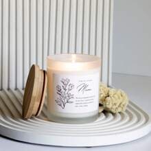 Custom Text Aromatherapy Candle Gift For My Mom, Personalized Mother's Day Gift, Personalized Wedding Gift, Mother In Law Gift, Mother Of The Bride, Gift From Son In Law, Mother Of The Groom, Custom Anniversary Candle, Gift For Lover, Apothecary Birthday Candle, Birthday/Christmas/New Year Gift For Friend,Graphic Print