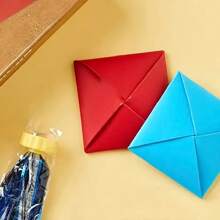 2/4pcs Korean Traditional Game Paper Pulp, Paper Material, Red And Blue Colors, For Family Parties, Team Building, Outdoor Activities