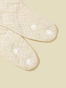 4 件套婴儿围兜，100% 纯棉，柔软透气，适合新生儿，纯色，男女通用 - 彩色 - 查看 7