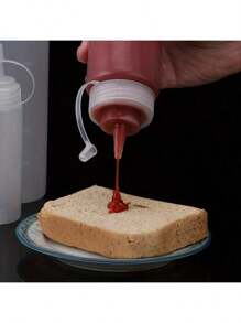 Kitchen And Kitchen Squeeze Bottle, Sauce Bottle, Seasoning Squeeze Bottle, Squeeze Seasoning Bottle, Salad, Barbecue, Baking, Camping, Kitchen Utensils Tomato Sauce Salad Dressing Sweet Sauce Fruit Sauce Seasoning Bottle Cake Cream Making Bottle Kitchen Seasoning Bottle