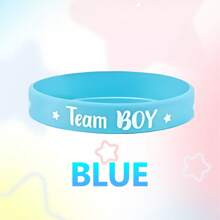 10/20 قطعة سوار من السيليكون لحزب كشف جنس المولود الجديد ، ديكور ترحيبي بالحفل