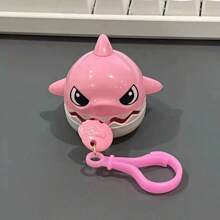 1 件拉绳鲨鱼钥匙扣，创意包包吊坠配件 - 彩色 - 查看 2
