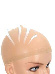 1/3/5/10个装高清假发帽,弹力尼龙材质,适用于蕾丝前假发,适合女性发型设计、居家、演出、婚礼等各种场合,也可作睡眠帽使用。 - 彩色 - 查看 5