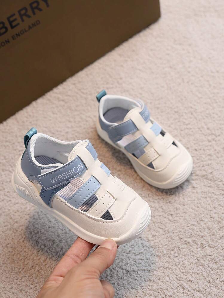 1 Pair Baby Summer Outdoor Chic Soft-Sole Comfortable Casual Sandals - Blue - View 6