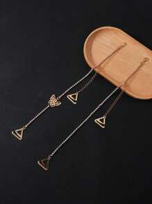 2 szt. damskie ozdobne ramiączka biustonosza ze strasami, modne seksowne odsłonięte ramiączka