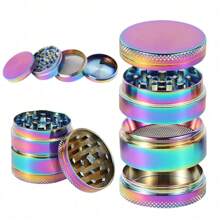 1.6/2 Inch Metal Color Grinder 4 Layers Manual Mortar Grinder Grass Grinder Tool Accessories Gift - Color - View 1