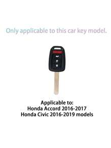 1 件多色可选 TPU 软钥匙扣盖，适用于 4 键直列 Accord 2016-2017/ Civic 2016-2019 车型。订购前请检查钥匙形状详细信息，店内有更多钥匙型号可供选择。 - 本Z4單殼 - 查看 2