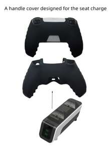 1 Set PlayStation 5 Controller Protective Case + 8pcs Joystick Caps, Anti-Slip, Anti-Drop, Anti-Dust, Anti-Scratch, Enhanced Gaming Experience