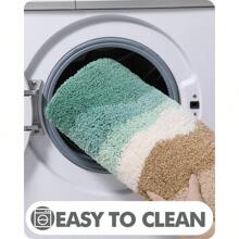 Summer Style Bathroom Rugs,Soft And Absorbent Bath Mats Non-Slip Backing Shower Rug,Machine Washable, Bathroom, Kitchen And Entryway Home Decor,Sea Beach Starfish Shell Bath Floor Mat,22"X34" - Beach - View 7