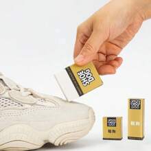 1 szt. gumowa gąbka zamszowa do czyszczenia butów, usuwanie plam z lakierowanych lub siatkowych trampków, czyszczenie na sucho, bezwodny blok czyszczący do butów zamszowych, nubukowych i skórzanych, przenośna gumka do czyszczenia butów na sucho do podróży i codziennego użytku, skutecznie usuwa ślady i brud, niezbędne narzędzie do konserwacji obuwia dla miłośników trampek.