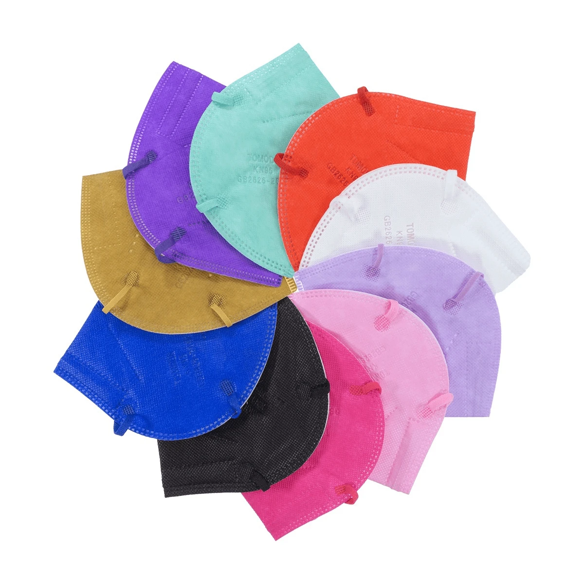KN95 Face Masks Tomods Certified Masks Box 10 Pcs - 多色女士 - 查看 1