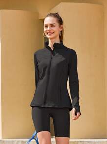 Yoga Pants, Nude Yoga Suit, Jacket, Five-Point Pants, Peach Buttocks, Fitness Slim And Slim - Black - View 6