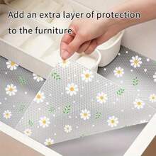 EVA 塑料搁板抽屉衬垫卷 - 防水、防滑、耐磨厨柜垫，防潮防尘抽屉衬垫，适用于橱柜、搁板和冰箱桌垫（1 卷）