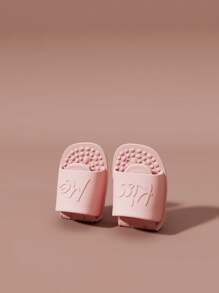 Dép du lịch gấp gọn, nhanh khô, unisex, tiện lợi mang theo khi đi du lịch, bơi lội, đi biển, mặc thường ngày, phù hợp cho phòng tắm gia đình. - Hồng - Xem 5