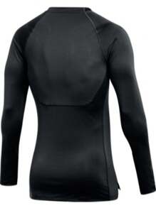Nike Men's Pro Training Top Long Sleeve Shirt - Black - View 2