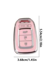 1 件多色可选 TPU 软钥匙扣盖，适用于 4 键直列 Accord 2016-2017/ Civic 2016-2019 车型。订购前请检查钥匙形状详细信息，店内有更多钥匙型号可供选择。 - 本Z4單殼 - 查看 4