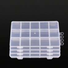 4pcs/5pcs Transparent Jewelry Organizer Boxes, Nail Polish Display Containers With Compartments To Prevent Scattered - Clear - View 13