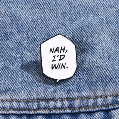 NAH, YO GANARÍA Broche de esmalte de estilo anime, pasador de moda decorativo, broches, adornos, insignias para solapa, bolso, mochila, regalos, nuevo estilo de pasador 2025 para ropa, bolso, mochila, accesorios, camisas, chaquetas, Navidad, Halloween, otoño-invierno, adecuado para adolescentes, jóvenes, hombres, casual, al aire libre, atlético, vacaciones, regalos de graduación, cumpleaños, ropa diaria, pasador divertido y lindo, regalos para maestros