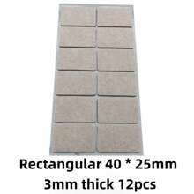 Premium Felt Furniture Pads Set - Easy To Stick On, Protects Floors From Scratches And Noise - Beige - View 9