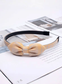 1 件韩式清新面料 JK 头带，学生 3D 蝴蝶结发带，女孩可爱发饰，发饰礼物，适合日常和学校使用