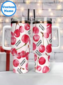 Customize This 40oz Stainless Steel Tumbler Sports Water Bottle With Any Custom Text, Name/Initials To Make A Perfect Gift! Perfect For A Bachelorette Party, Birthday Party, Or Any Event.