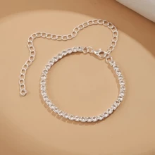 قطعة واحدة ، أساور كاحل ذات طراز وشخصية، أساور كاحل خماسية النجوم بسيطة، أساور كاحل بدلاء أنيقة، بسيطة ونسائية، مثالية للشاطئ الصيفي