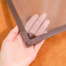 (全套)可定制（DIY）磁性蚊帐磁性防虫纱窗钢铝木窗户网磁铁震动