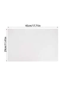 1 Roll Kitchen Cabinet Liner Mat, Eva Material Anti-Oil & Anti-Moisture, Can Be Cut To Required Size For Shelves, Drawers, Cabinets, Fridge Shelf, Table Mats - White - View 10