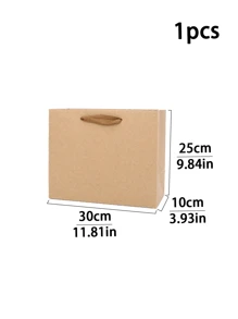 1pc/2pcs White Card Paper Bags, Gift Bags, White Paper Shopping Bags For Clothing Stores, Jewelry And Beauty Packaging, Large Size Gift Wrapping Paper Bags