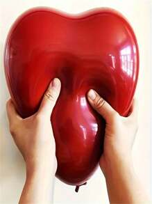 10/30/50/100 Stück 10 Zoll romantische rote große herzförmige Emulsion Luftballons, für Valentinstag, Hochzeiten, Jahrestage, Geburtstage, Junggesellenabschiede, Partydekorationen, Feierlichkeiten