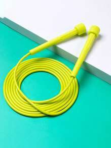 1 件 PVC 跳绳，防缠结快速跳绳电缆，带滚珠轴承，男女皆宜，可调节钢制跳绳锻炼，带泡沫手柄，适合健身、家庭锻炼和瘦身，是生日、返校、日常派对、户外庭院游戏、复活节的绝佳礼物（黑色/红色/粉色/绿色/蓝色）、普拉提设备、阻力带、跳绳、健身器材、锻炼