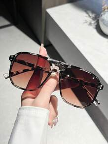1 Pair Unisex Hollow-Out Design Beach Sunglasses, Suitable For Daily, Beach Vacation, Fishing Outfit Match, Casual Beach Fashionable Shade Elegant Outfit Family Outings Travel Vacation Holiday For Summer Beach Vacation,Outdoor,Travel
